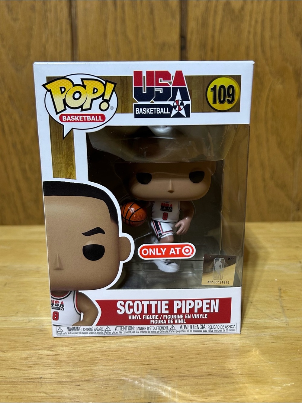 Scottie Pippen Target Exclusive Funko POP! #109 USA Basketball Dream Team NEW